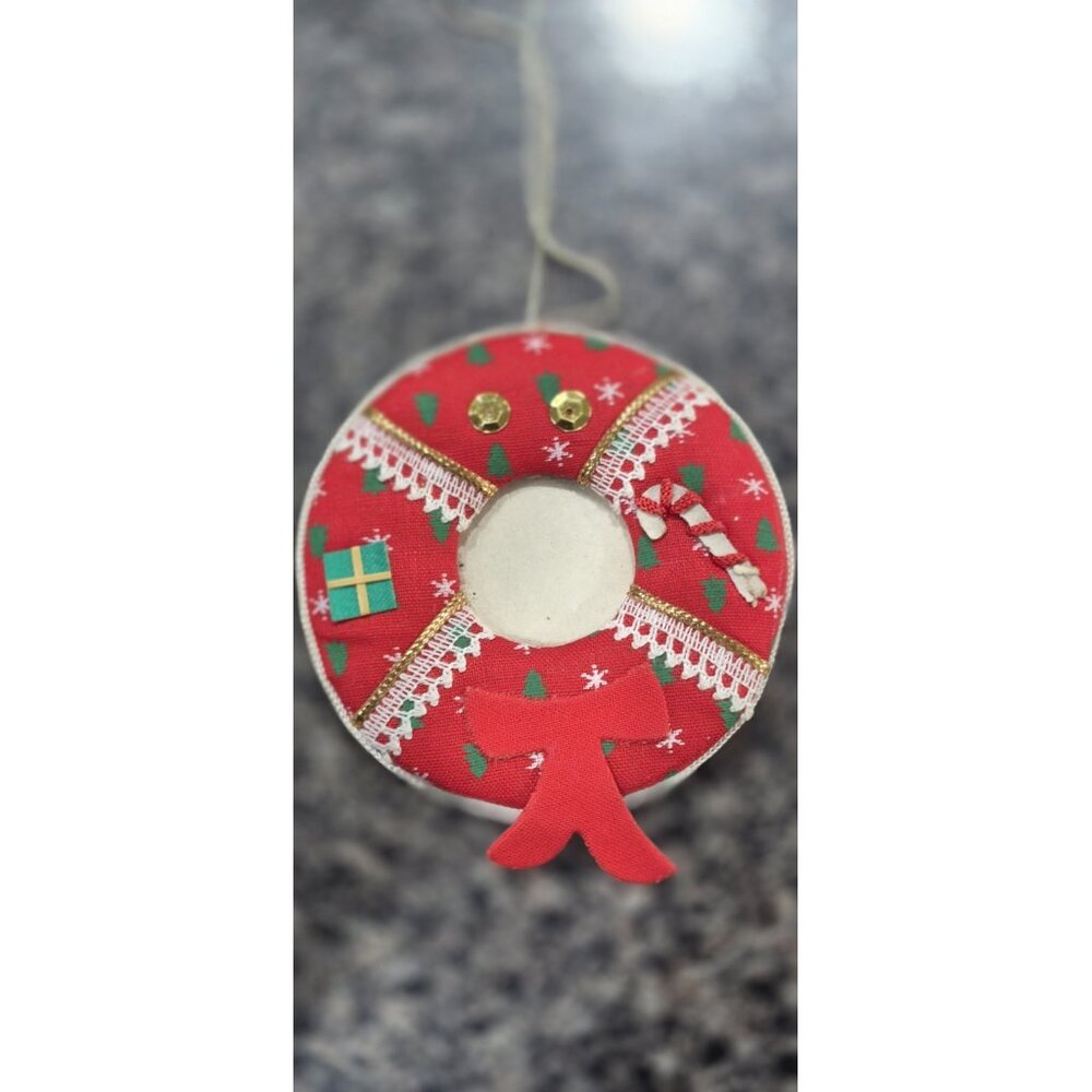 Lot Of (10) Handmade Christmas Tree Holiday Ornaments Handmade Mr. & Mrs. Claus - Picture 4 of 13